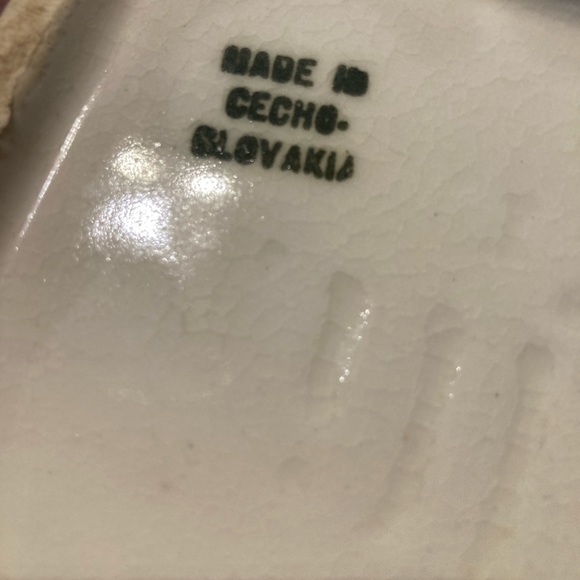 RARE Antique ceramic hand painted canisters from Cecho-Slovakia over 100 yrs old - Picture 7 of 10